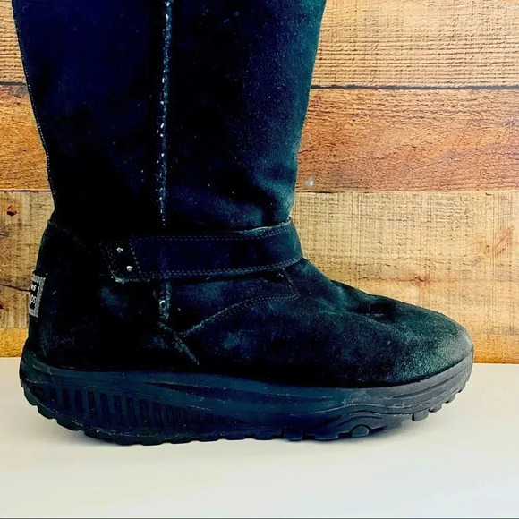 Sketcher Shape Ups XF Avalanche Tall Suede Boots - Picture 6 of 11